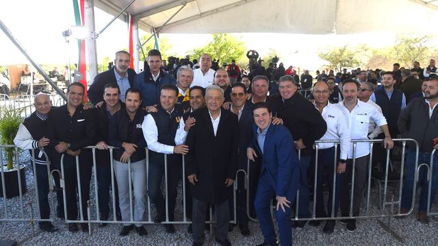 AMLO y Samuel García inauguran Acueducto El Cuchillo II