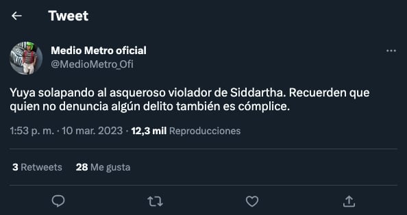 Medio Metro se mete con Yuya y su pareja Siddhartha