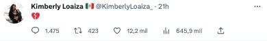 Kimberly Loaiza reacciona a supuesto arresto de Juan de Dios Pantoja