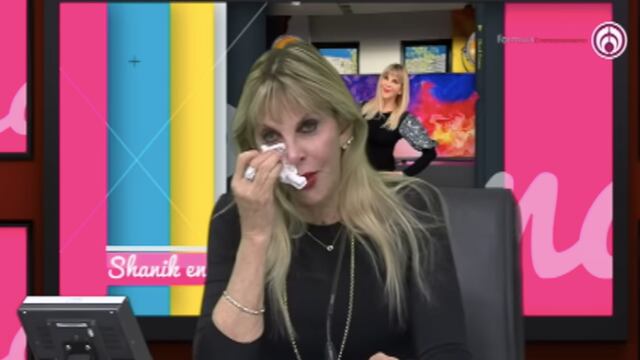 Shanik Berman llora en su programa de Grupo Fórmula