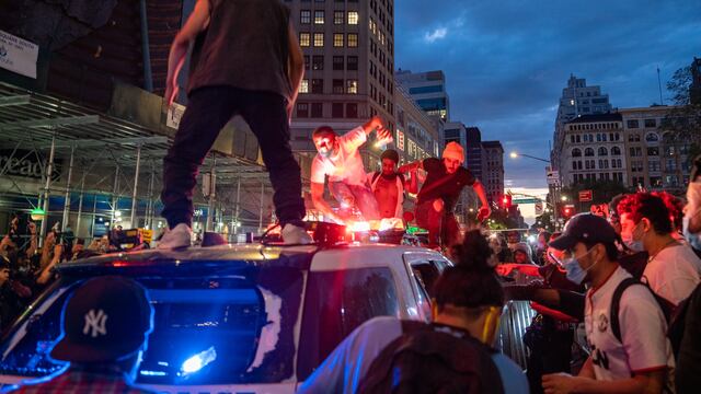 Protesta en Nueva York.