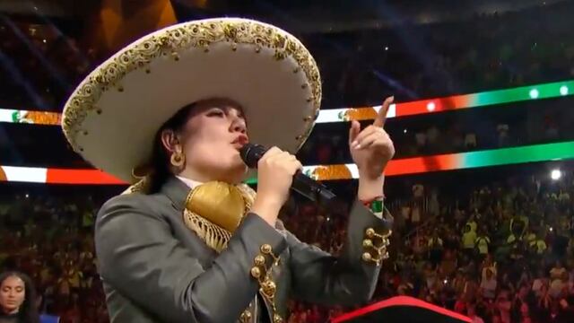 Canelo vs Berlanga: La tremenda multa que se llevaría Camila Fernández por equivocarse en el Himno Nacional Mexicano