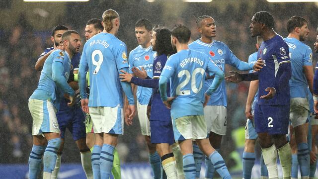 Manchester City vs Chelsea.