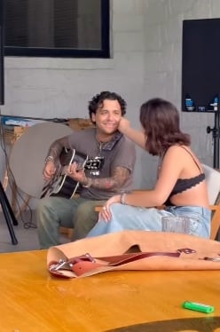 El dueto de Christian Nodal y Ángela Aguilar.