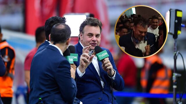 Agreden a David Faitelson al salir del Chivas vs América.