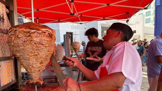 Don Rey Taquería llevó tacos gratis a Acapulco desde la CDMX / Tomada de X