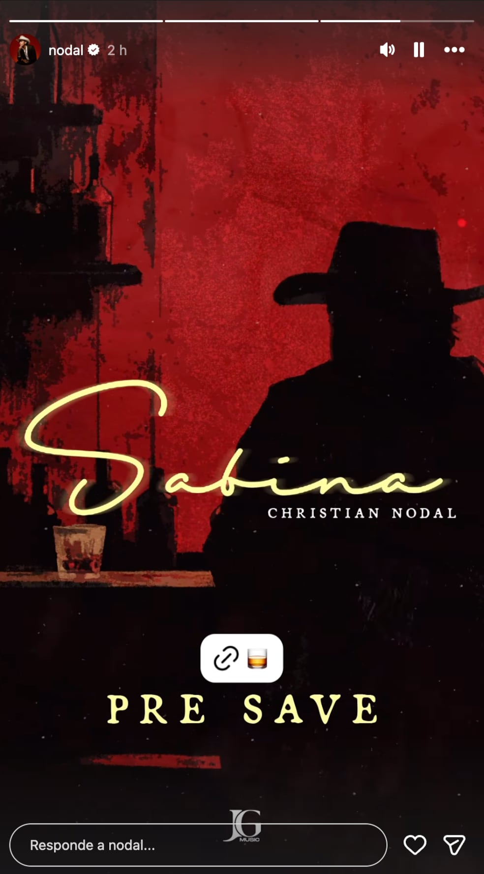 “Sabina”, nueva canción de Christian Nodal