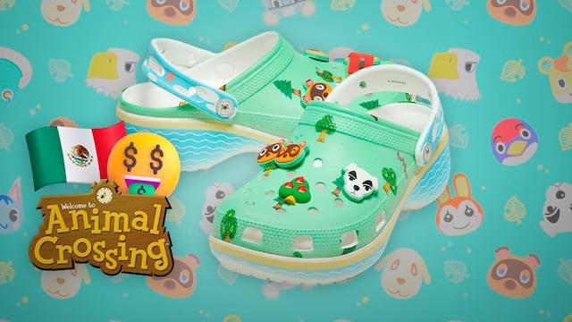 Crocs de Animal Crossing con Nintendo