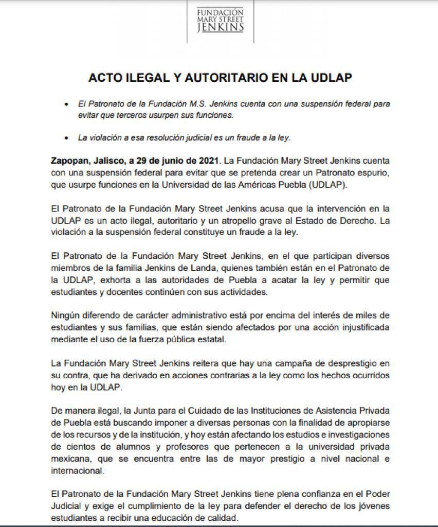 A la opinión pública.