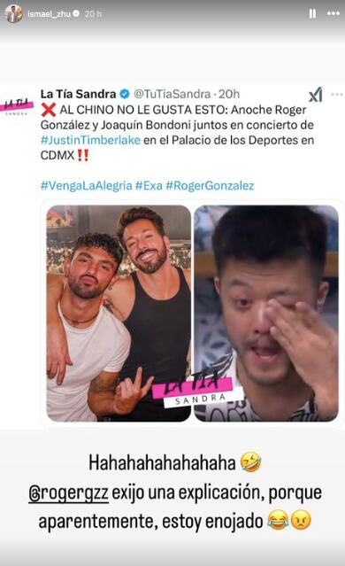 Ismael Zhu, enojado por "traición" de Roger González