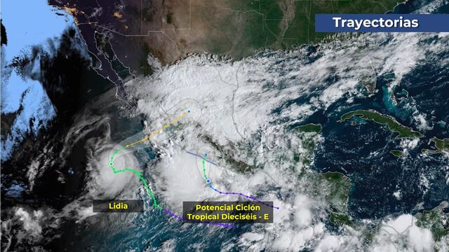 Ciclones tropicales Lidia y Max tocarían tierra en México