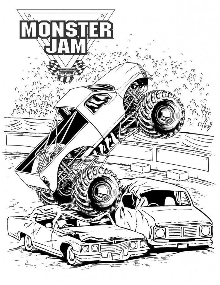 Dibujos de Hot Wheels para imprimir y colorear