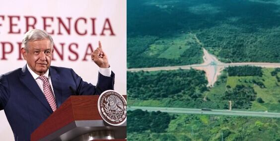 AMLO presume avances del Tren Maya