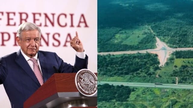 AMLO presume avances del Tren Maya
