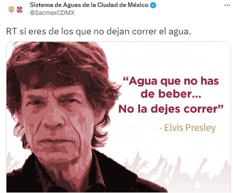 Publicación de Sacmex