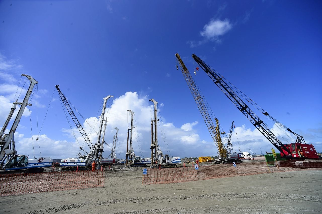 Construcción en Dos Bocas