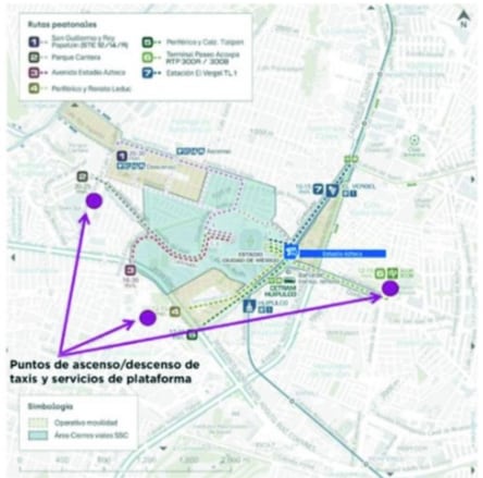 Alternativas de llegada al Estadio Banorte para el partido México vs Portugal