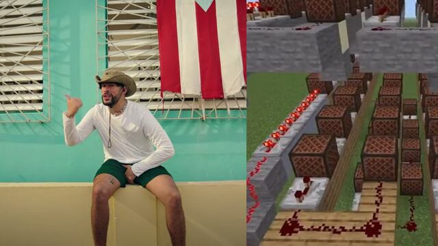 Bad Bunny y Minecraft