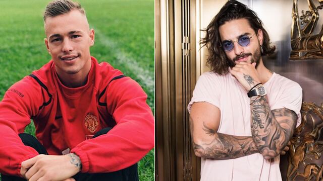 Maluma y futbolista