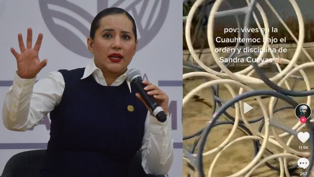 Sandra Cuevas habría ordenado pintar también juegos infantiles