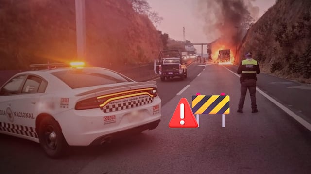 Tráiler en llamas en Chamapa-La Venta provoca cierre vial en Naucalpan