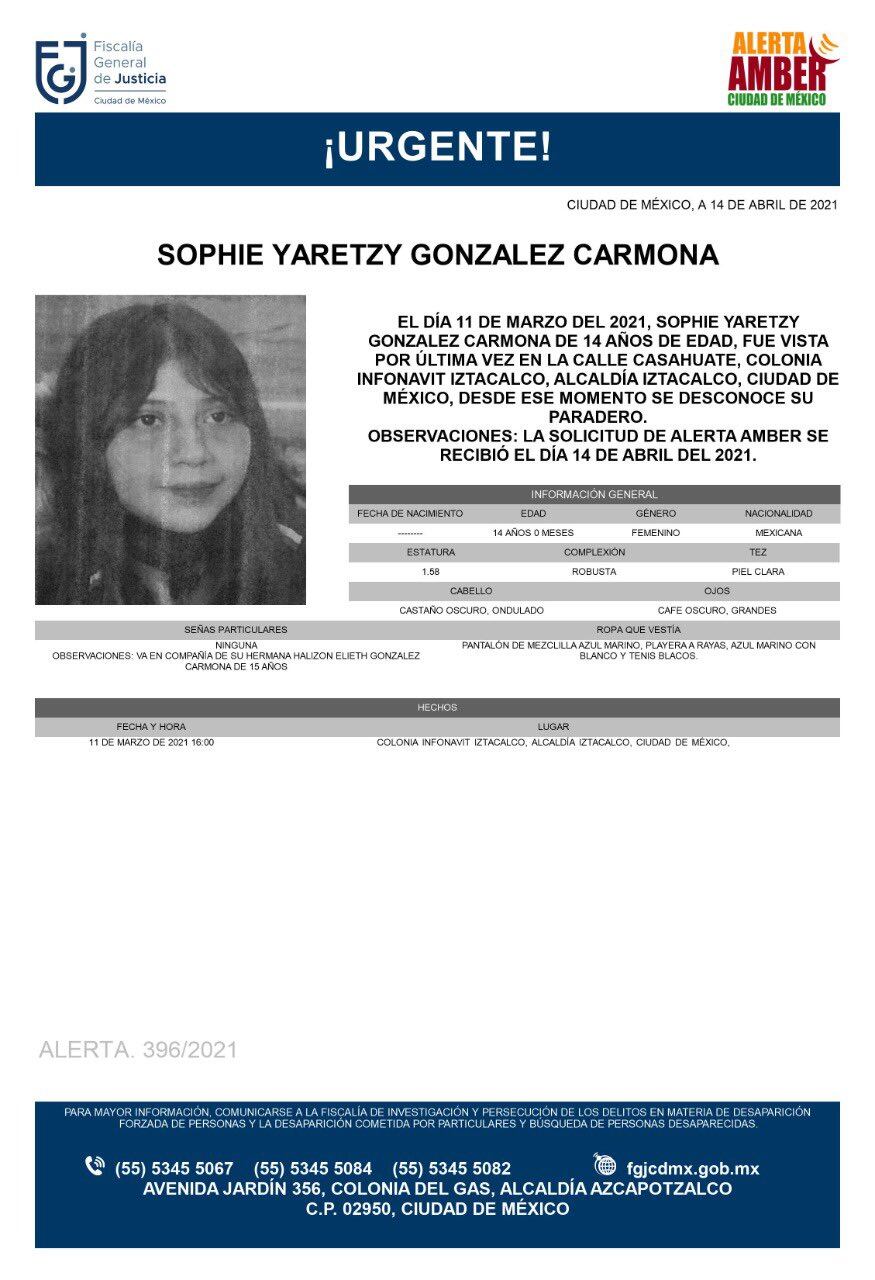 Ficha de búsqueda de Sophie