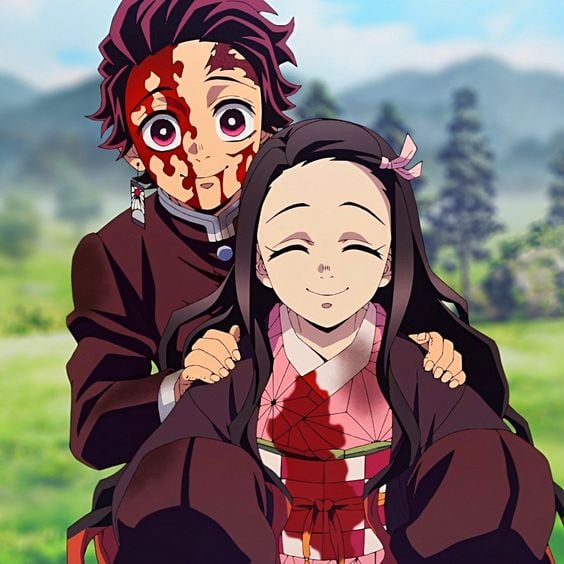 Fondo de Nezuko Kamado de Demon Slayer: Kimetsu no Yaiba