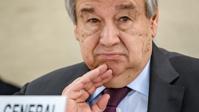 António Guterres, secretario general de la ONU
