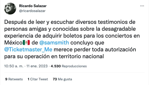 Fanáticos se quejan por boletos agotados para Sam Smith