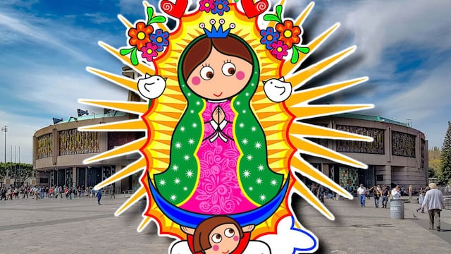 La Virgencita Plis llega a la Basílica de Guadalupe