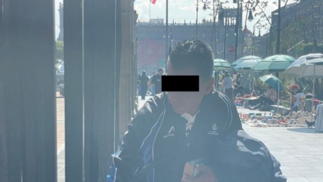 Detienen a hombre con arma blanca en la Catedral Metropolitana