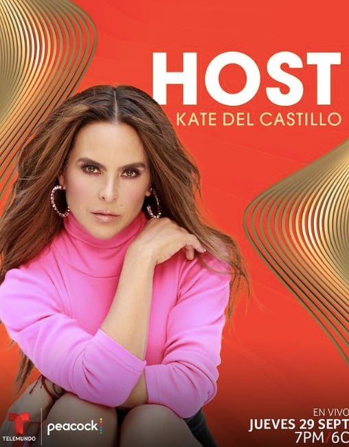 Kate del Castillo conduciendo los Latin Billboards