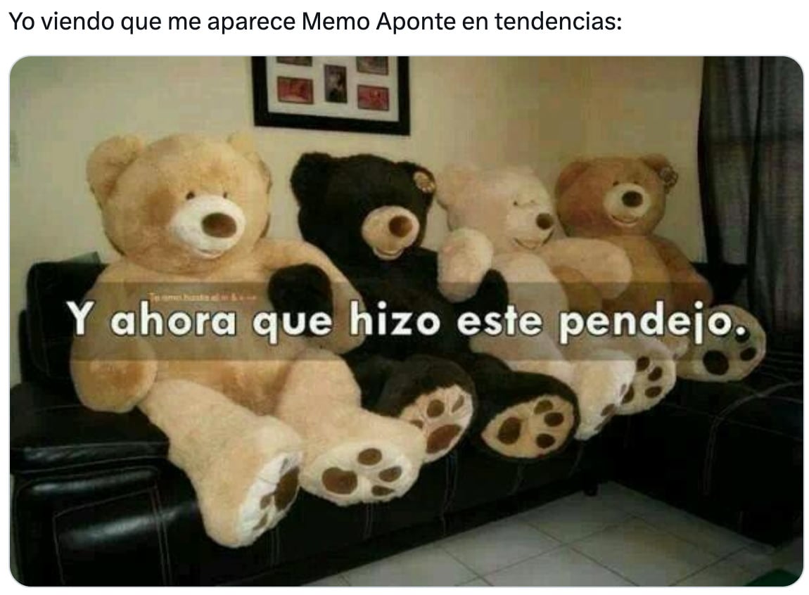 Memes funan a Memo Aponte tras lo revelado por sus ex novias con Un Tal Fredo