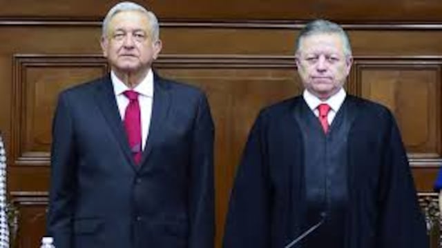 Presidente AMLO, ministro Zaldívar