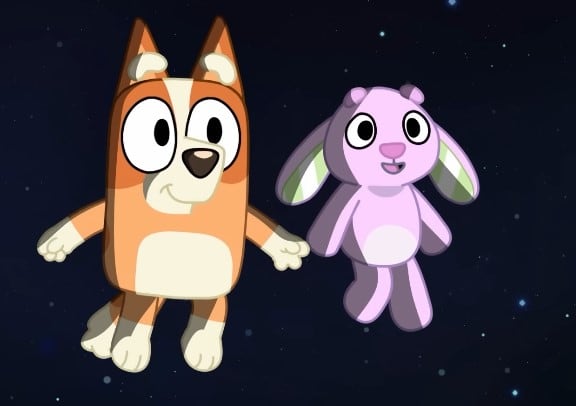Bingo sueña con ir al espacio, capítulo de Bluey