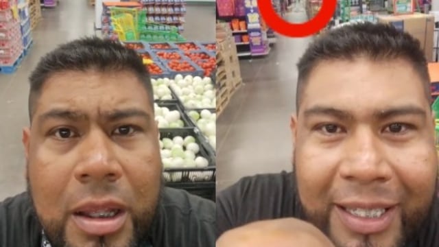 Guardia en Bodega Aurrera no estaba solo