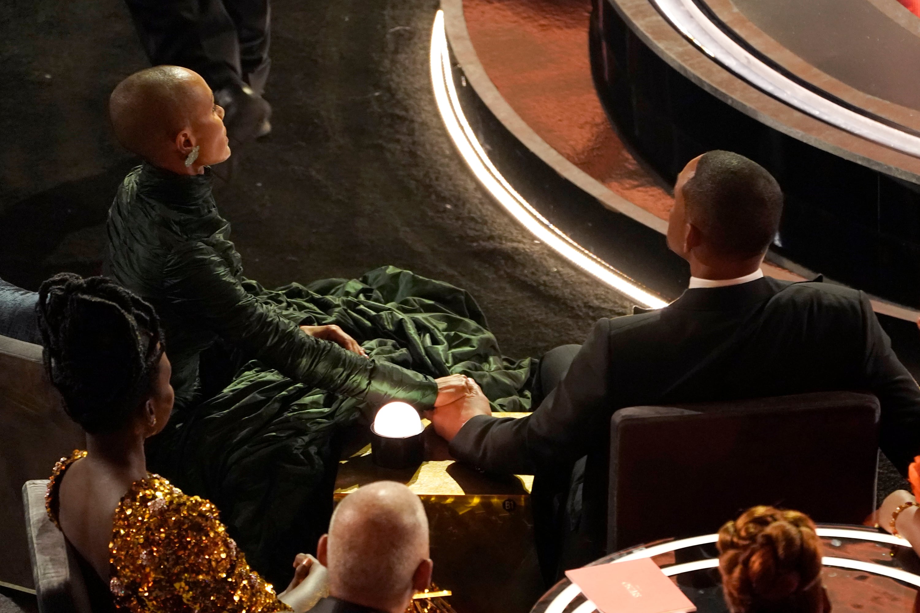 Jada Pinkett Smith y Will Smith en los Oscar 2022