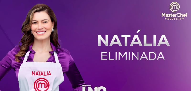 Natália Subtil fue la doceava eliminada de MasterChef Celebrity 2024