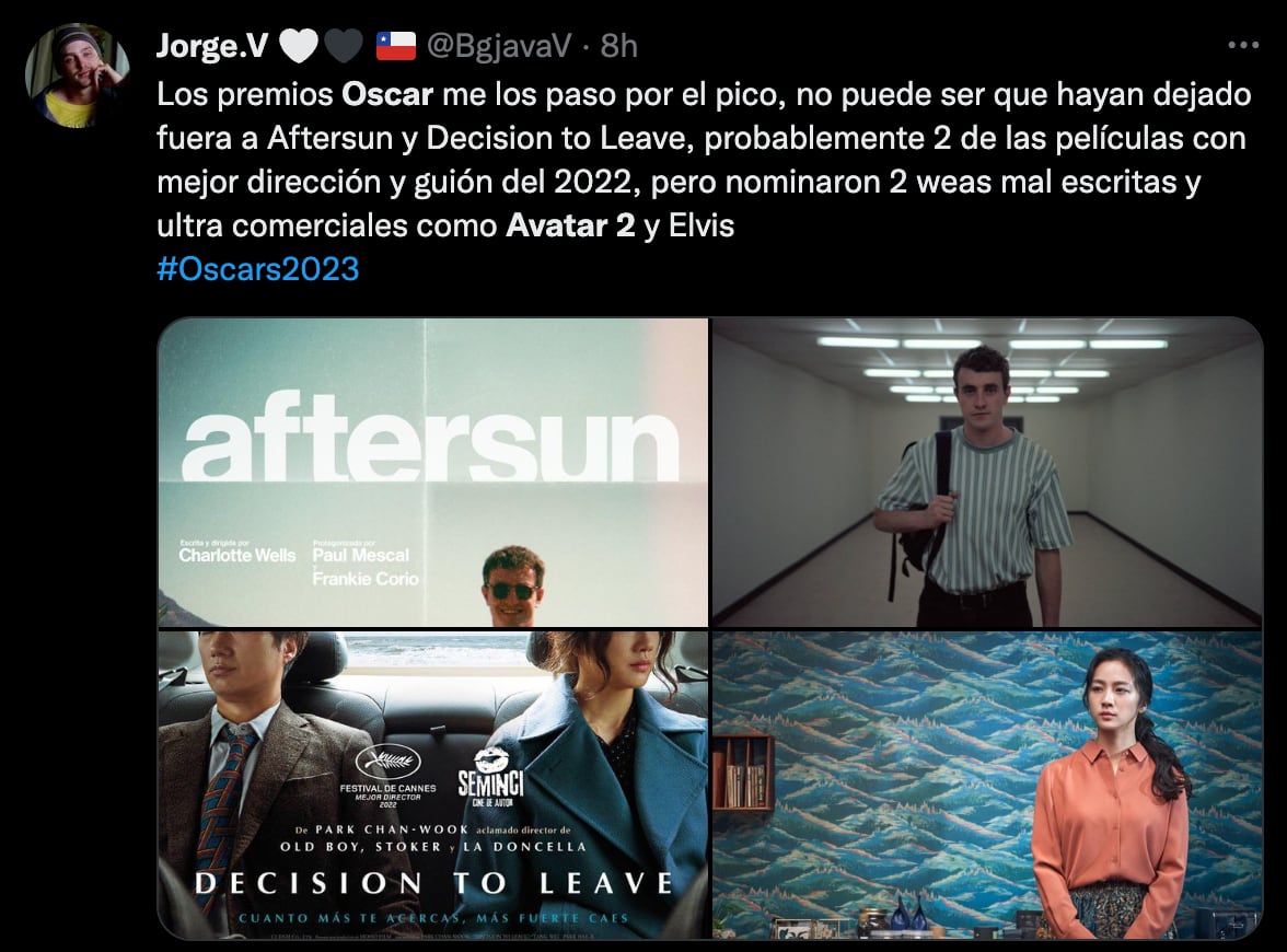 Avatar 2 y Top Gun Maverick Premios Oscar 2023