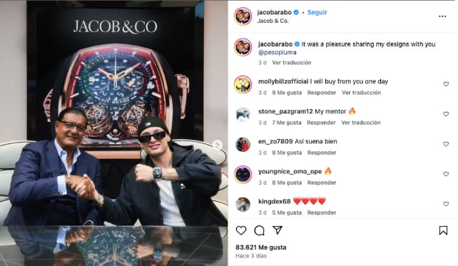 Peso Pluma ignora se da un millonario gustito