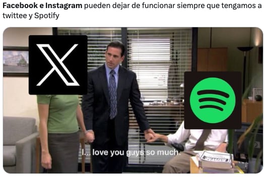 Los memes de la caída de Facebook e Instagram