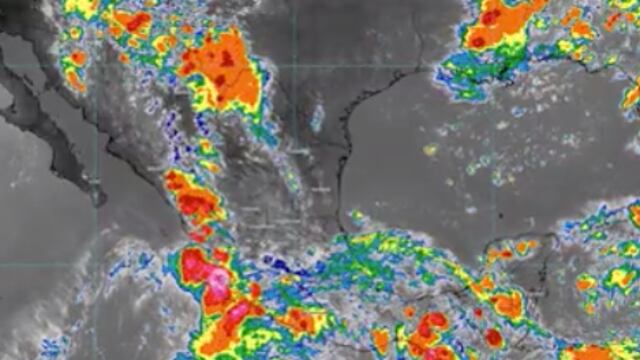 Huracán Bonnie desde satélite