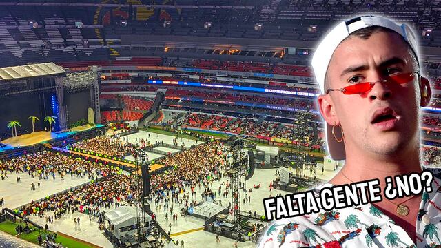 Concierto de Bad Bunny en el Estadio Azteca; fans no pudieron entrar por "clonación" de boletos vendidos por Ticketmaster