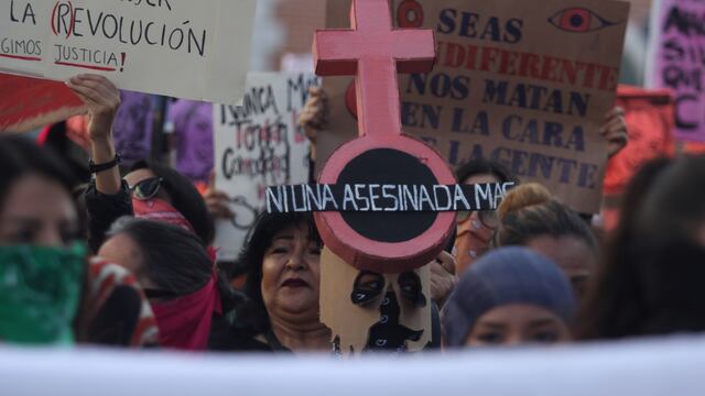 Protesta por el feminicidio de Isabel Cabanillas en Ciudad Juárez.