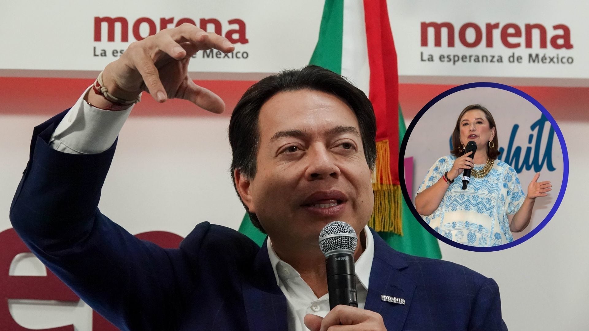 Mario Delgado, Xóchitl Gálvez