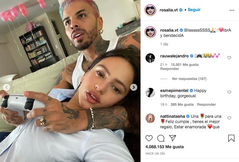 Rosalía y Rauw Alejandro