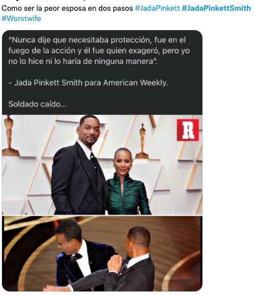Reacciones misóginas hacia Jada Pinkett Smith