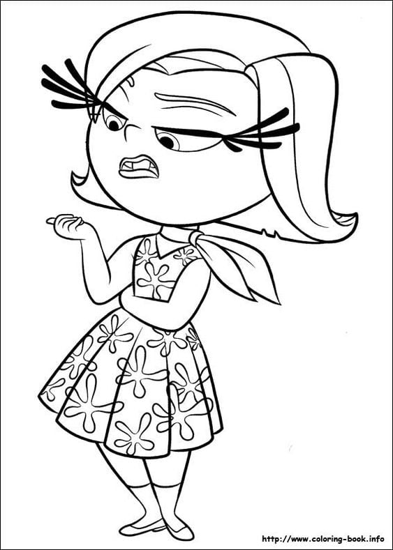 Dibujos de Desagrado de Intensamente 2 para colorear