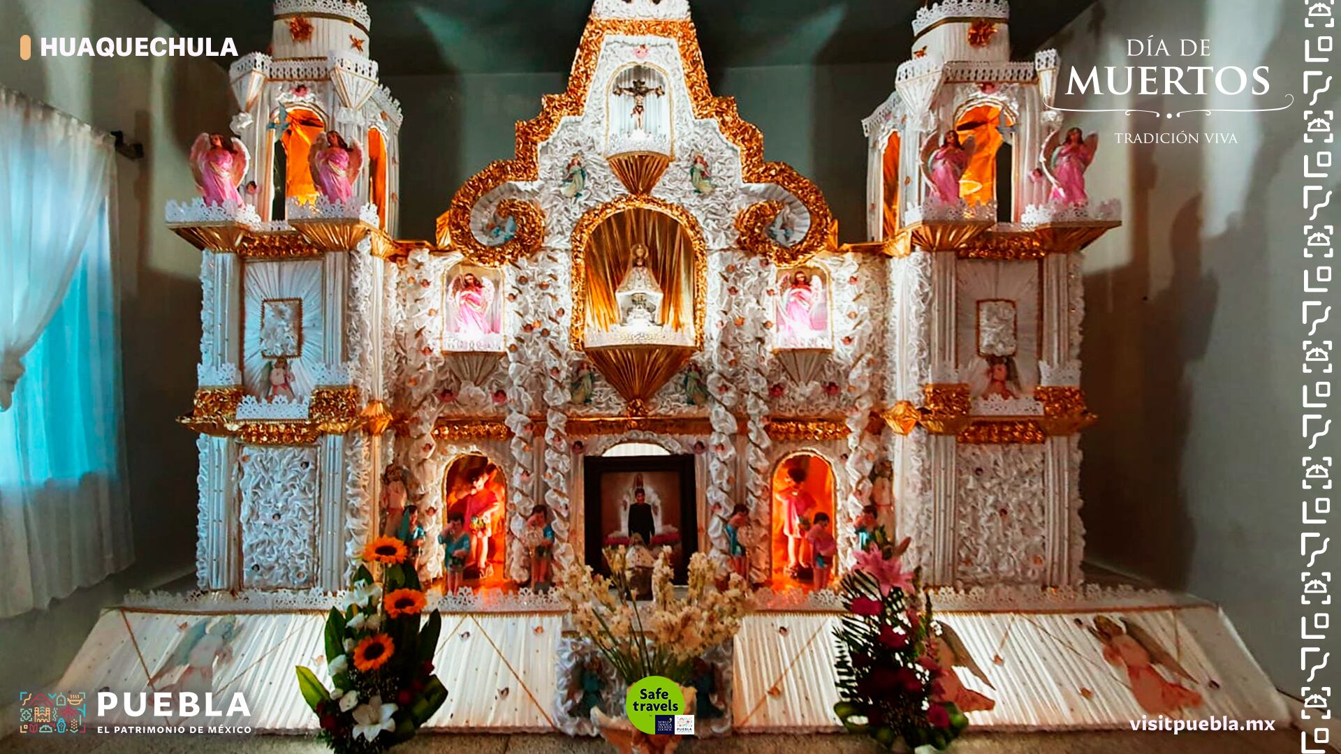 Ofrendas Día de Muertos en Huaquechula, Puebla