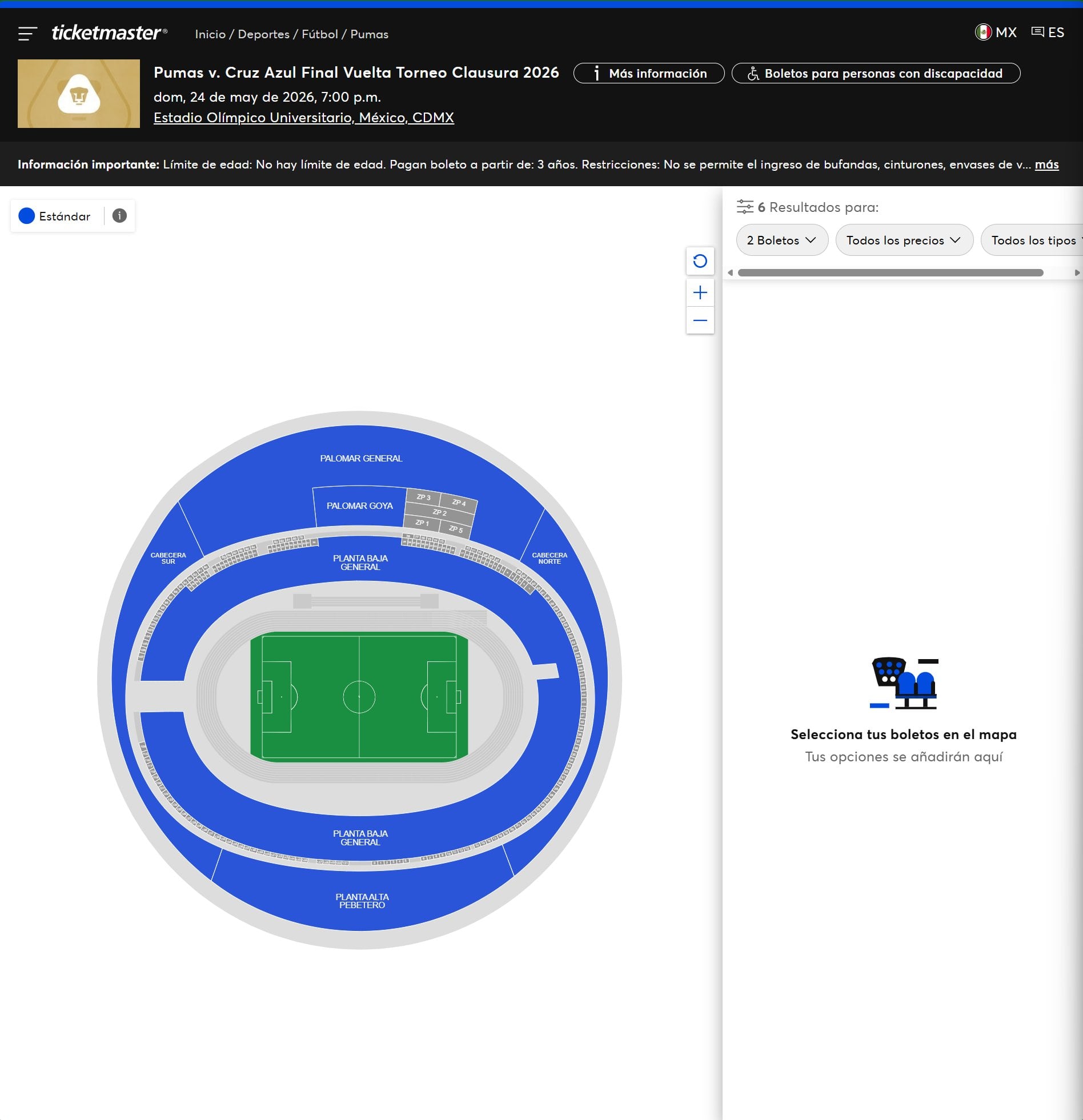 Caos en la final Pumas vs Cruz Azul: Se cae la app de Mifel en plena preventa de boletos